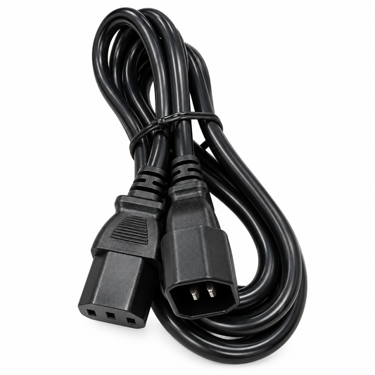 Computer Power Cable Male to Female 1.5M Copper Core