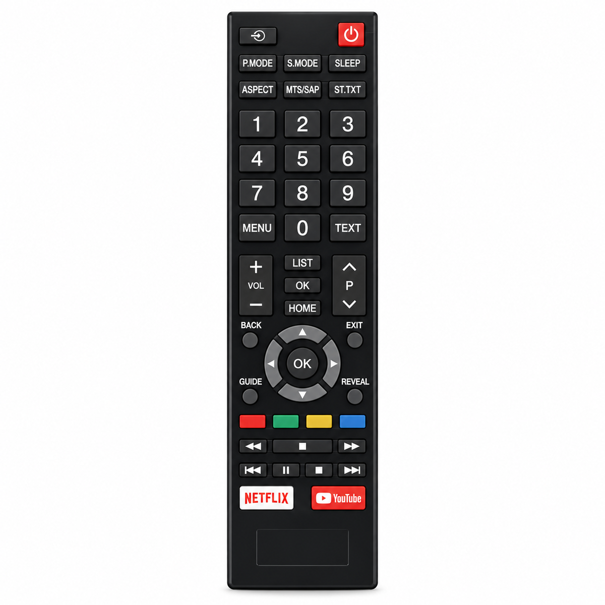 Toshiba Smart TV Remote Control – Replaces CT-8547 & RM-L1625