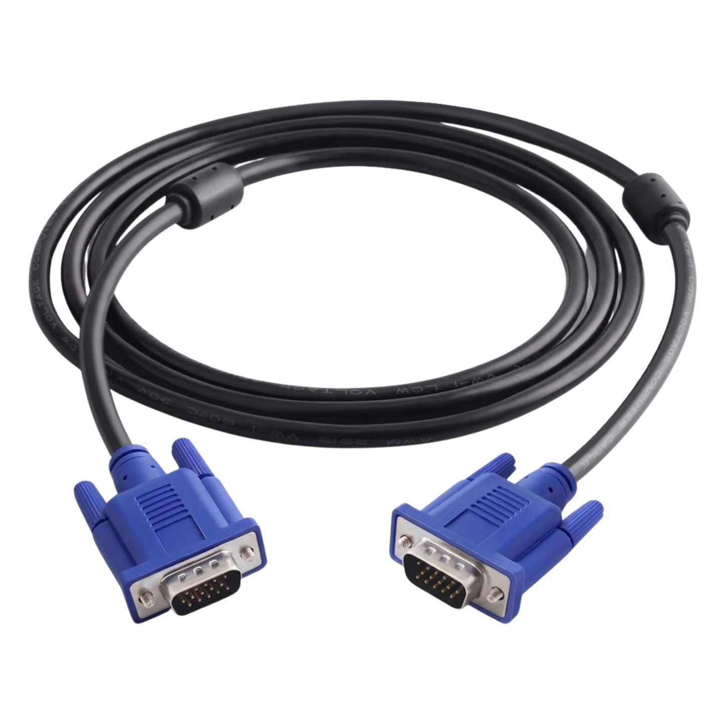 كابل VGA ذو 15 سنًا ذكر إلى ذكر بطول 1.5 متر (T01637)